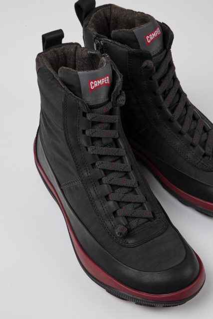 Kemperio Dizaino Peu Pista Michelin Pilki Perdirbti Nailoniniai Ir Odiniai Batai Moterims Kemperio Dizaino Peu Pista Michelin Pilki Perdirbti Nailoniniai Ir Odiniai Batai Moterims